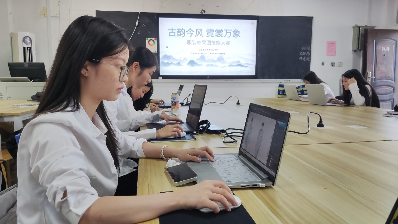 2025年5月14日，参赛选手将脑海中的创意转化为实际的效果图作品.png